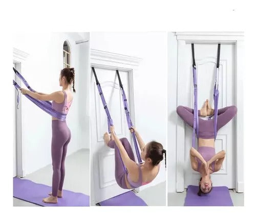 Cuerda de Yoga Aéreo Ajustable para Estiramiento e Inversión