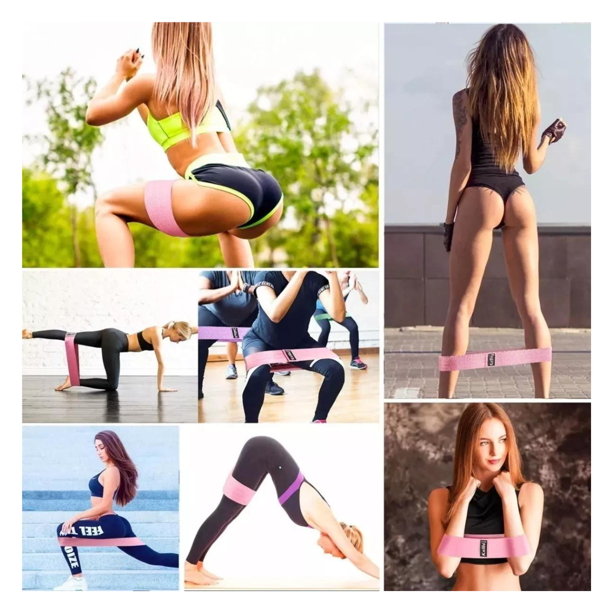Set de 3 Bandas Elásticas de Fitness!