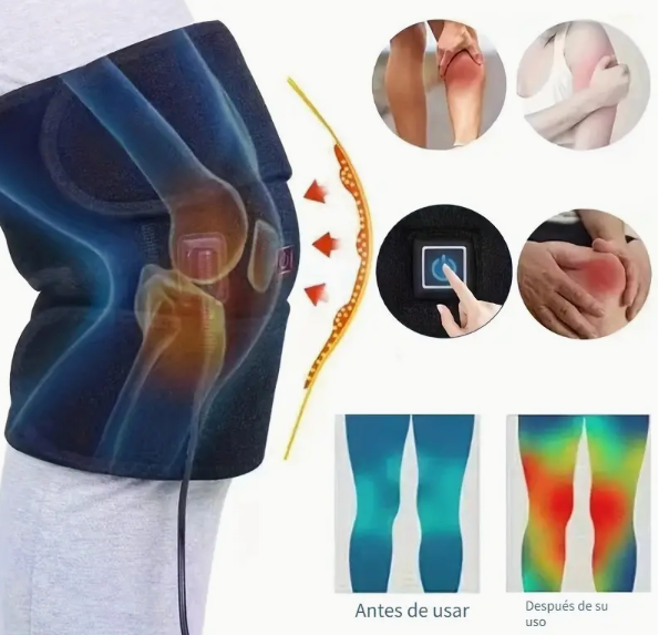 Rodillera Térmica con Calor – Alivio y Soporte para tus Rodillas