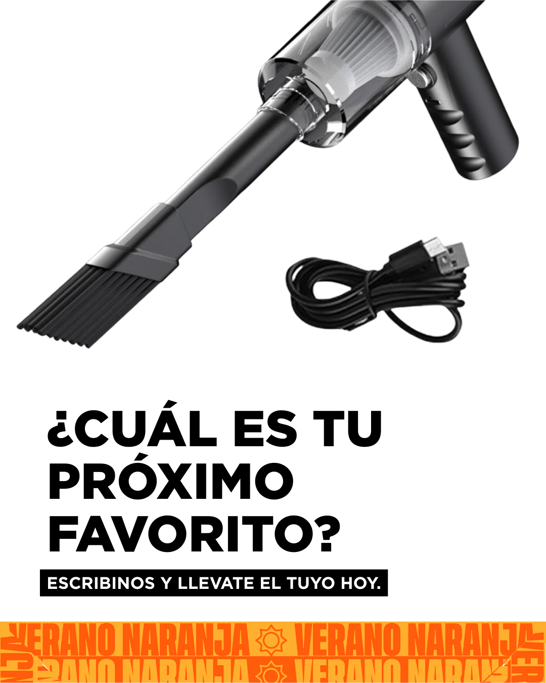 Mini Aspiradora Inalámbrica 3 en 1