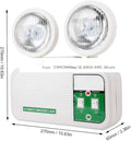 Luz de Emergencia Recargable Doble Foco para Cortes de Luz