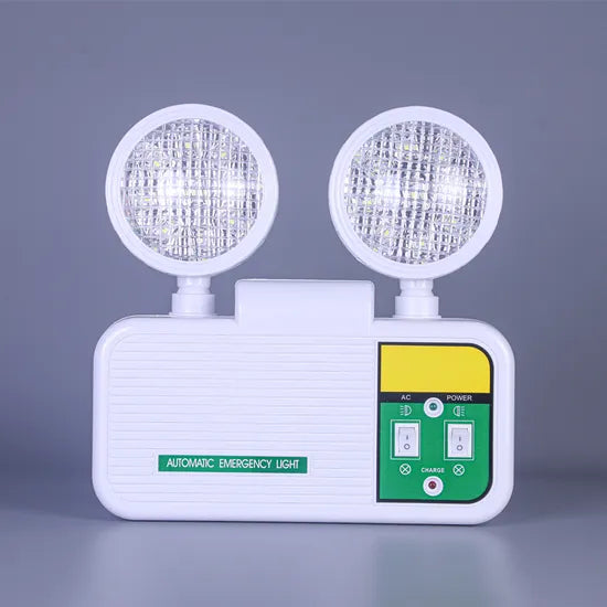 Luz de Emergencia Recargable Doble Foco para Cortes de Luz