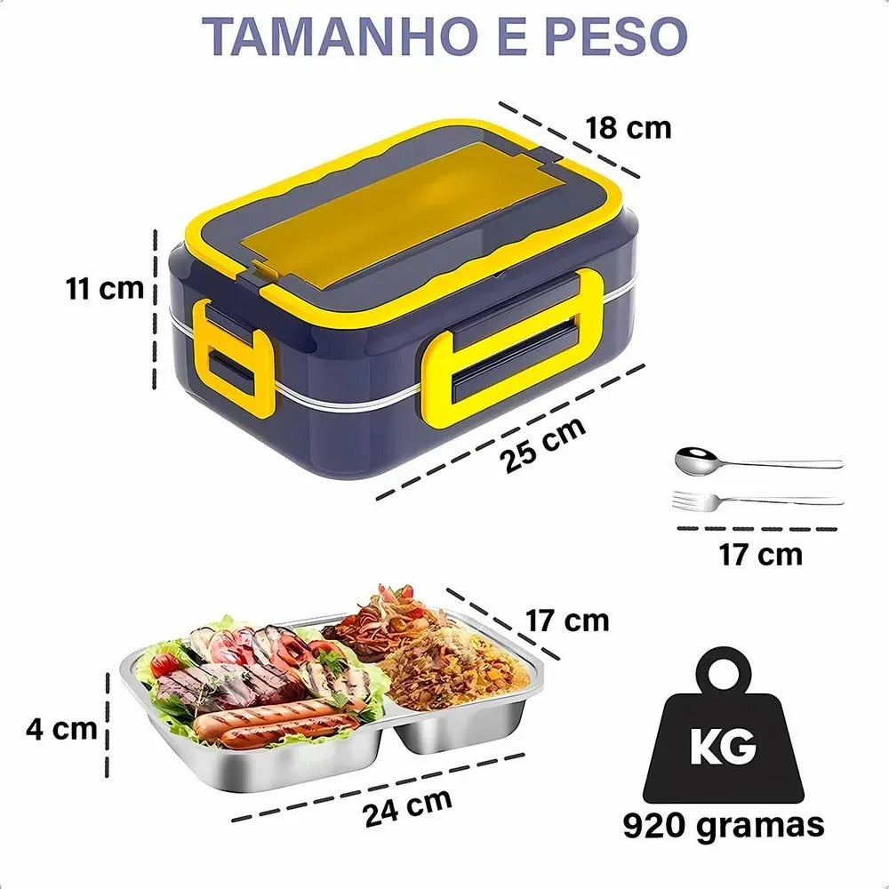 Lonchera Calentador Comida Portatil Auto