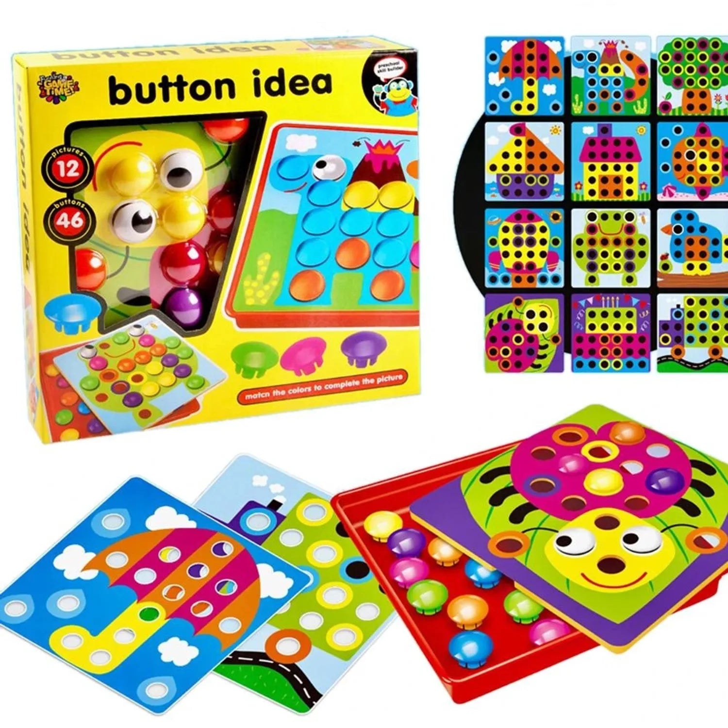 Juego Didactico Colores Button Idea