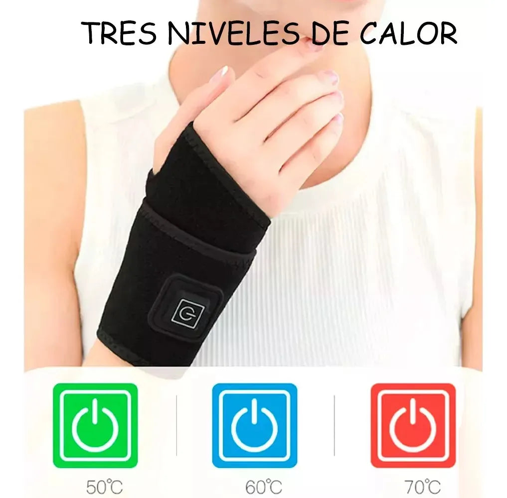Muñequera Térmica con Calor – Alivio Instantáneo para tu Muñeca