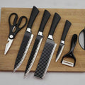 Set De Cuchillos Negro