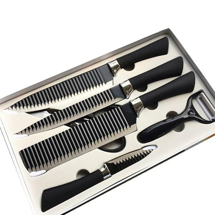 Set De Cuchillos Negro